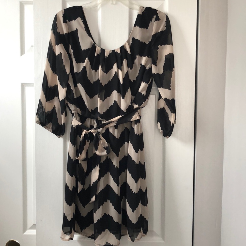 Black and Tan dress